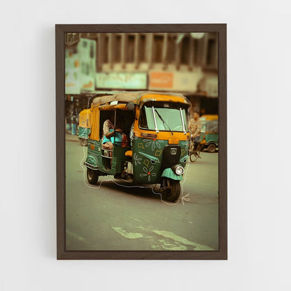 ap-auto rickshaw-4 cadre Bois foncé