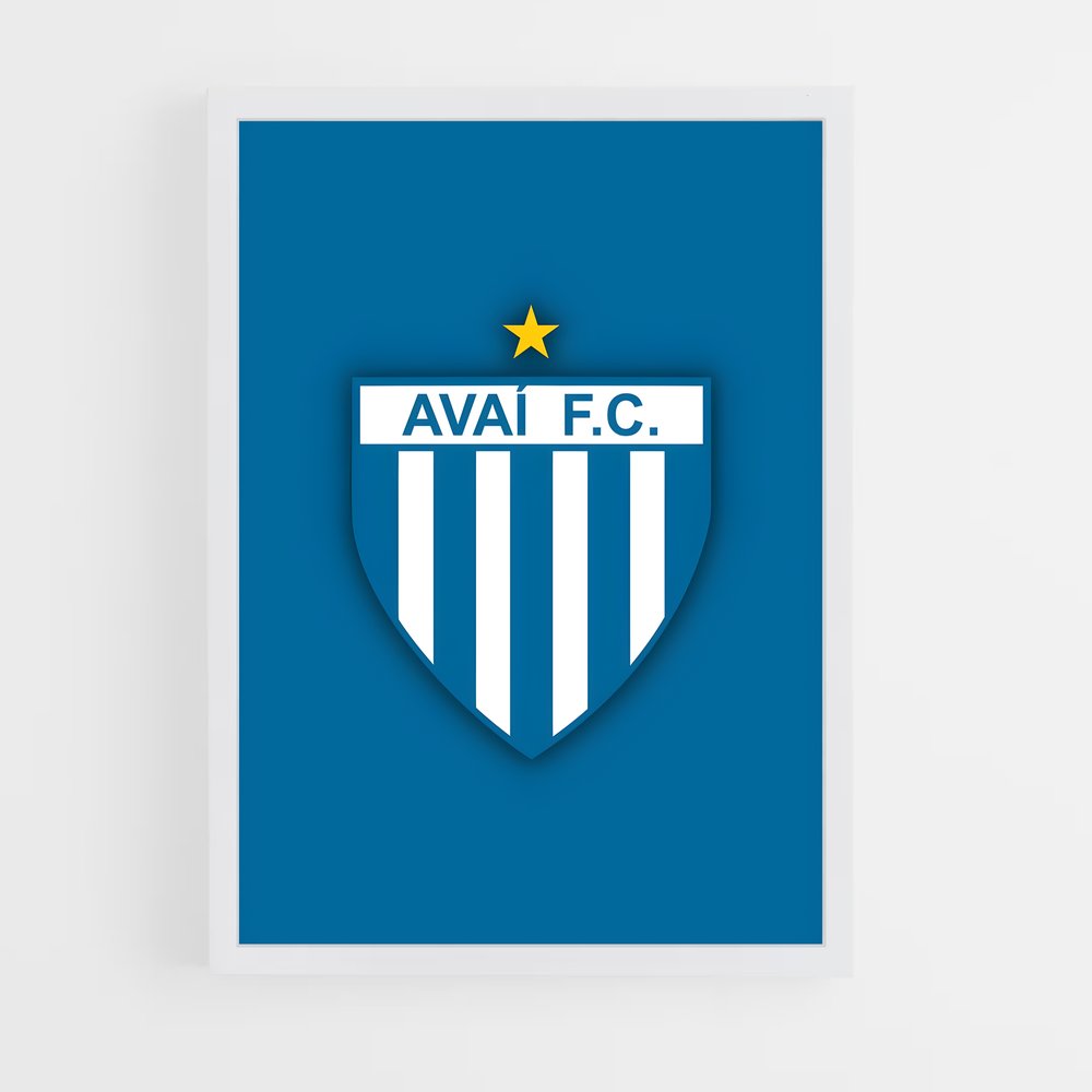 ap-avai futebol clube-8 cadre Blanc