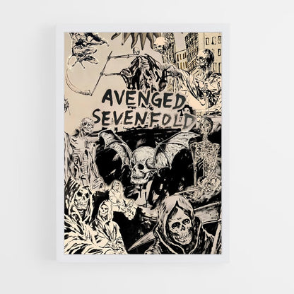 ap-avenged sevenfold-1 cadre Blanc
