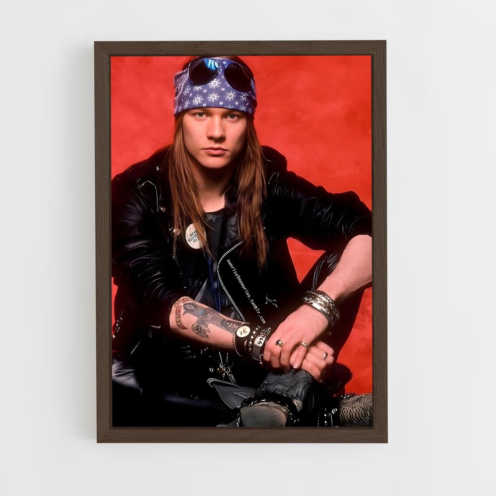 ap-axl rose-2 cadre Bois foncé
