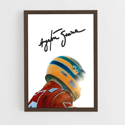 ap-ayrton senna-3 cadre Bois foncé