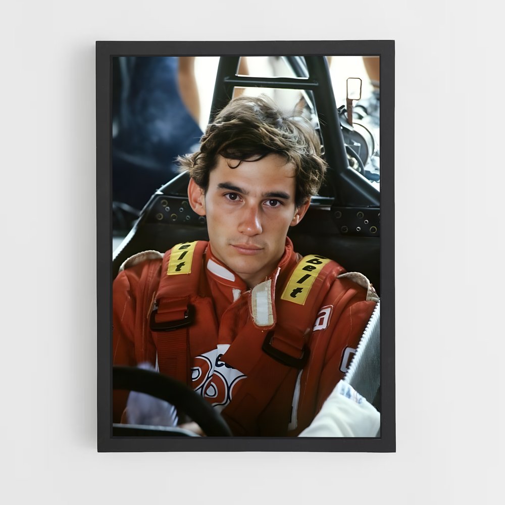 ap-ayrton senna-5 cadre Noir