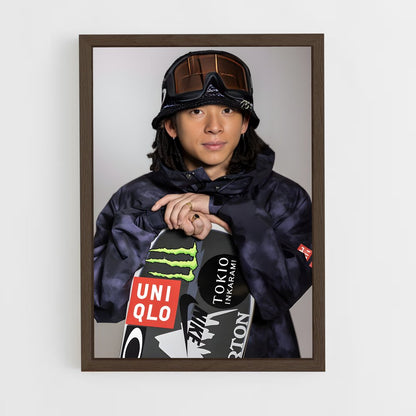 ap-ayumu hirano-2 cadre Bois foncé