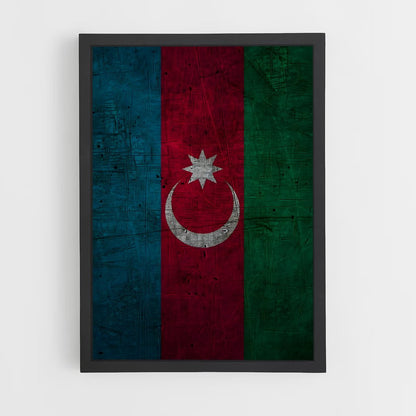 ap-azerbaijan flag-3 cadre Noir