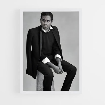 ap-aziz ansari-1 cadre Blanc