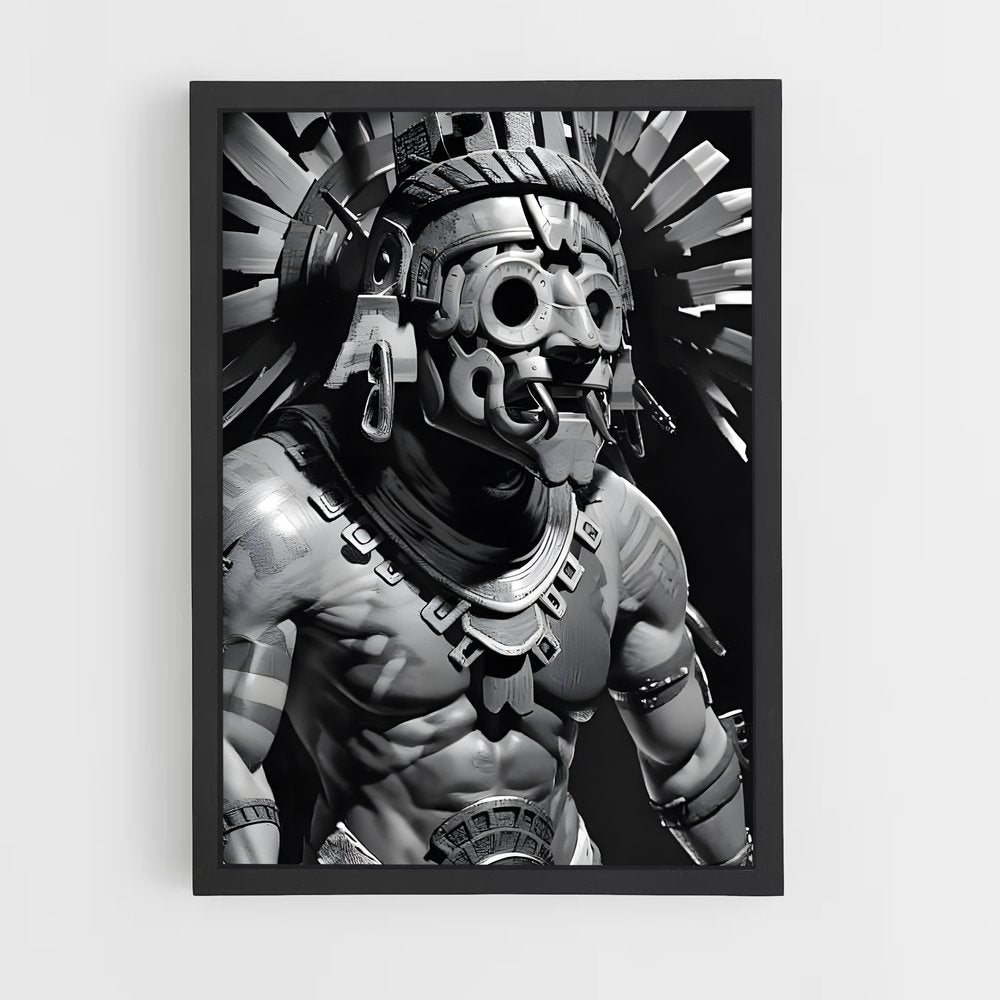 ap-aztec warrior-5 cadre Noir