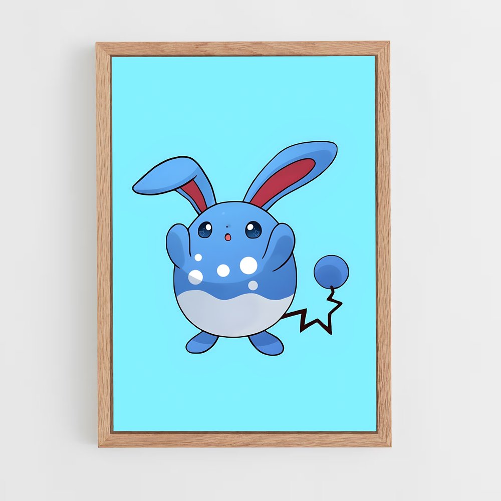 ap-azumarill-1 cadre Bois clair