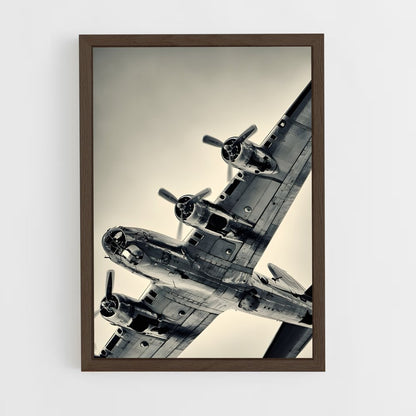 ap-b-17 flying fortress-1 cadre Bois foncé