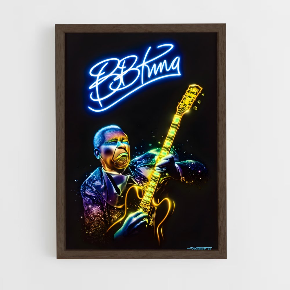 ap-b.b. king-4 cadre Bois foncé