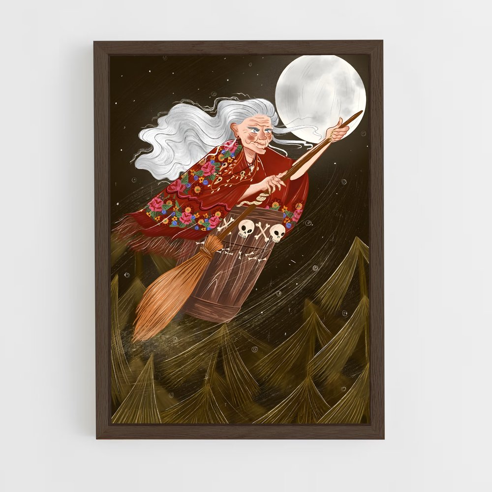 ap-baba yaga-9 cadre Bois foncé