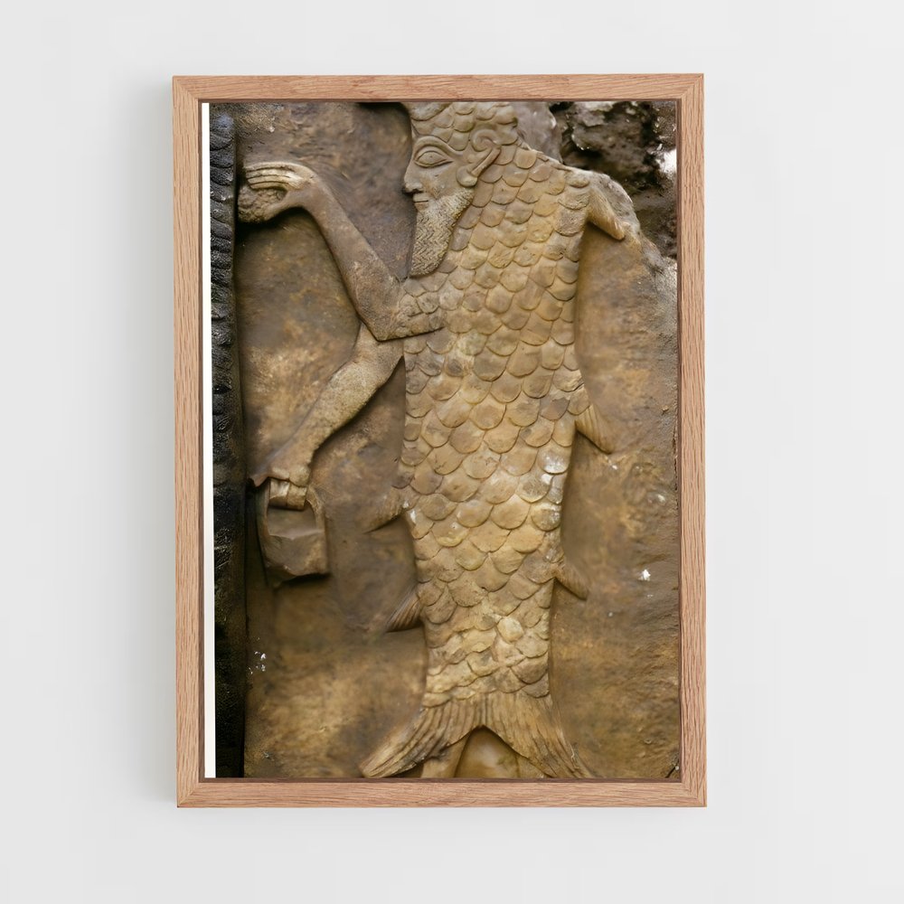 ap-babylonian gods-5 cadre Bois clair
