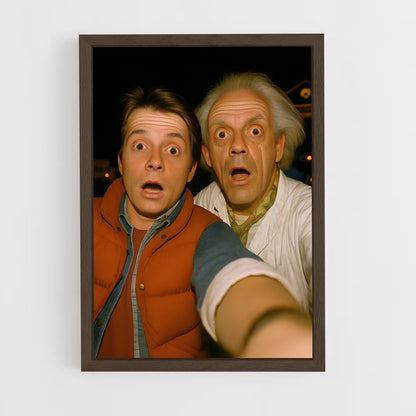 ap-back to the future-10 cadre Bois foncé