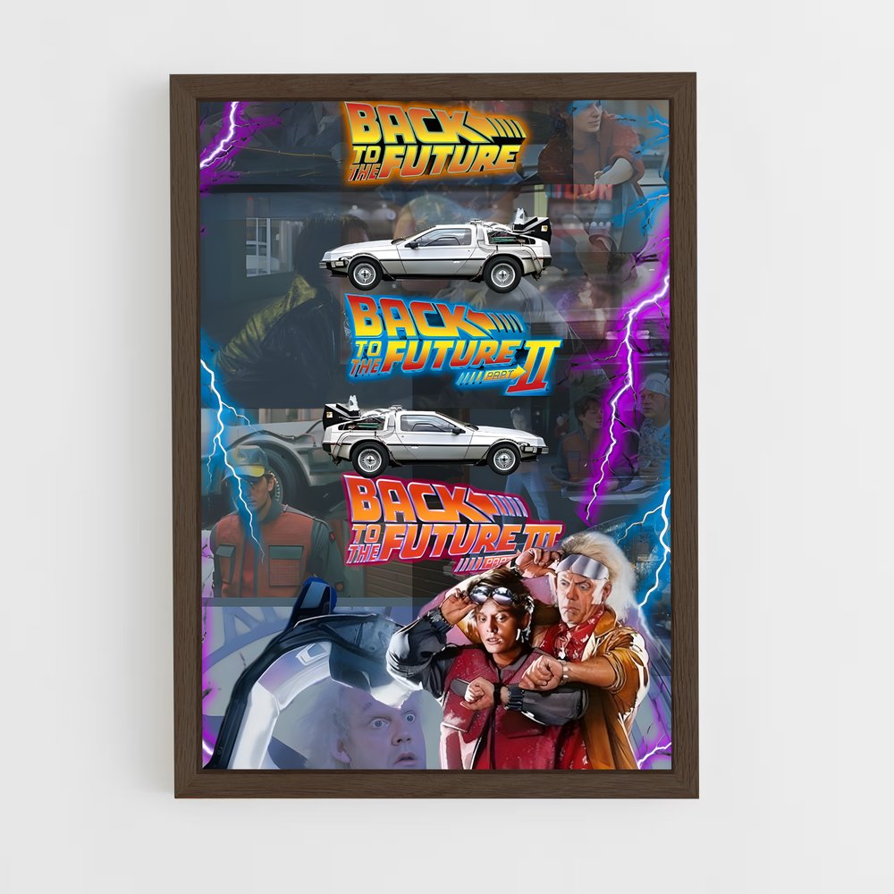 ap-back to the future-6 cadre Bois foncé