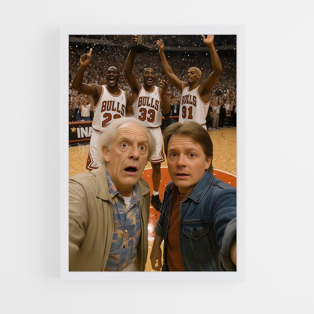 ap-back to the future-7 cadre Blanc