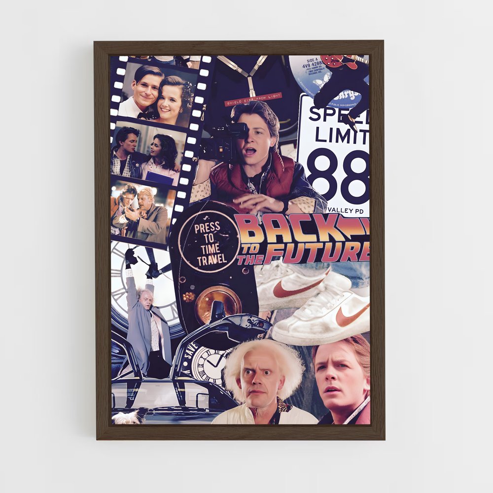 ap-back to the future-9 cadre Bois foncé
