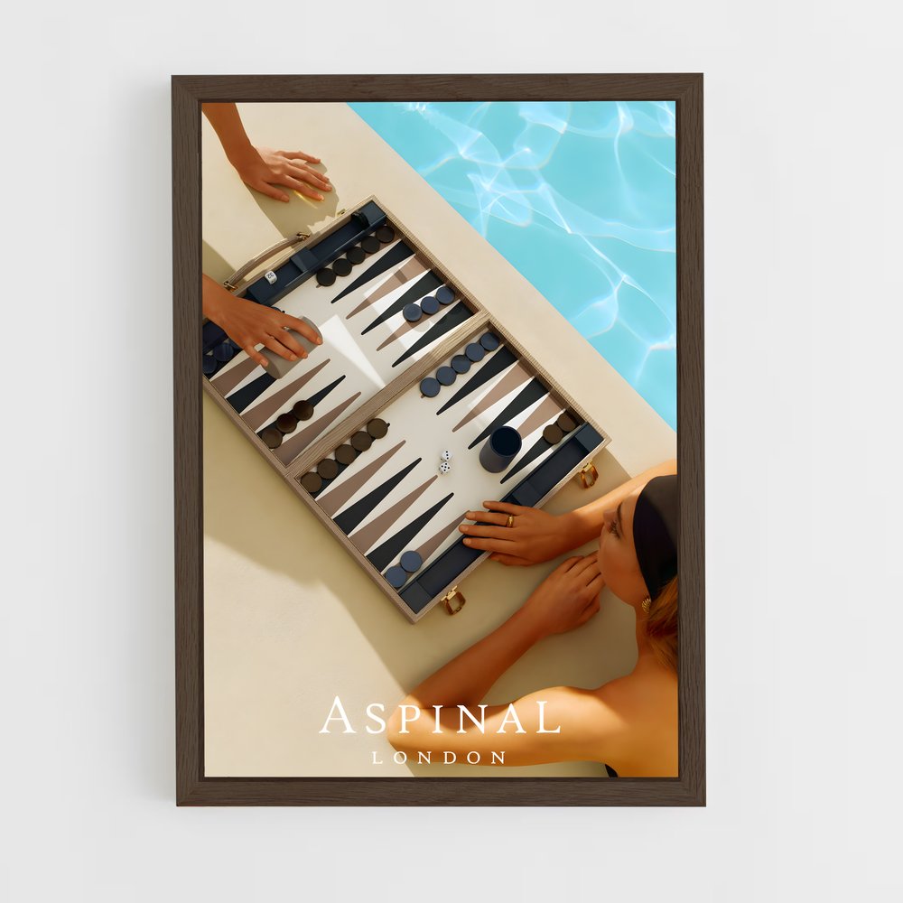 ap-backgammon-6 cadre Bois foncé