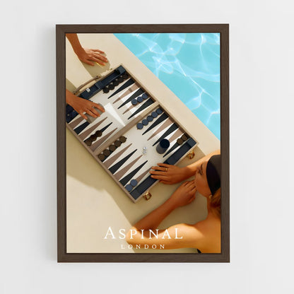 ap-backgammon-6 cadre Bois foncé
