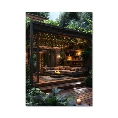 Poster Étoiles de Patio