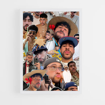 ap-bad bunny-5 cadre Blanc