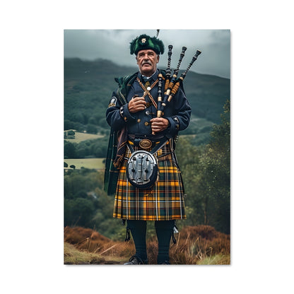 Poster Le Joueur de Cornemuse
