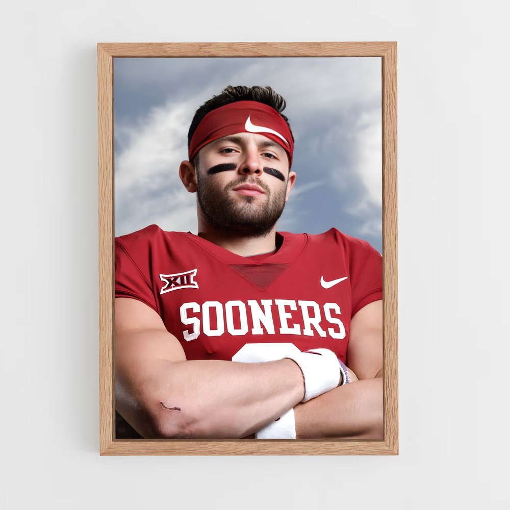 ap-baker mayfield-3 cadre Bois clair