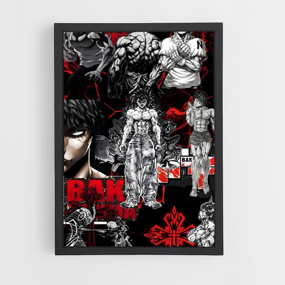 ap-baki hanma-1 cadre Noir