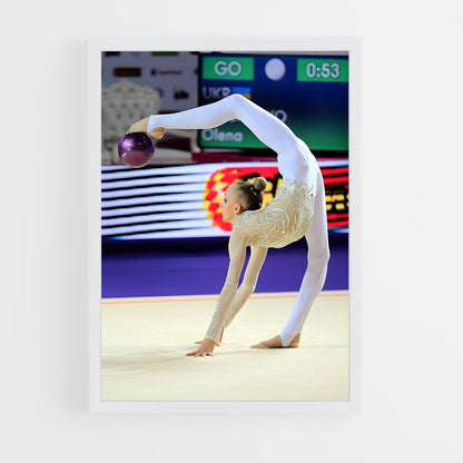 ap-ball rhythmic gymnastics-4 cadre Blanc