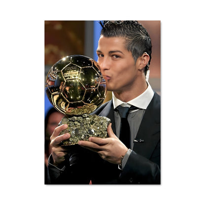 Poster Le Baiser du Ballon d'Or