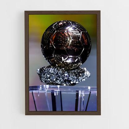 ap-ballon d'or-3 cadre Bois foncé