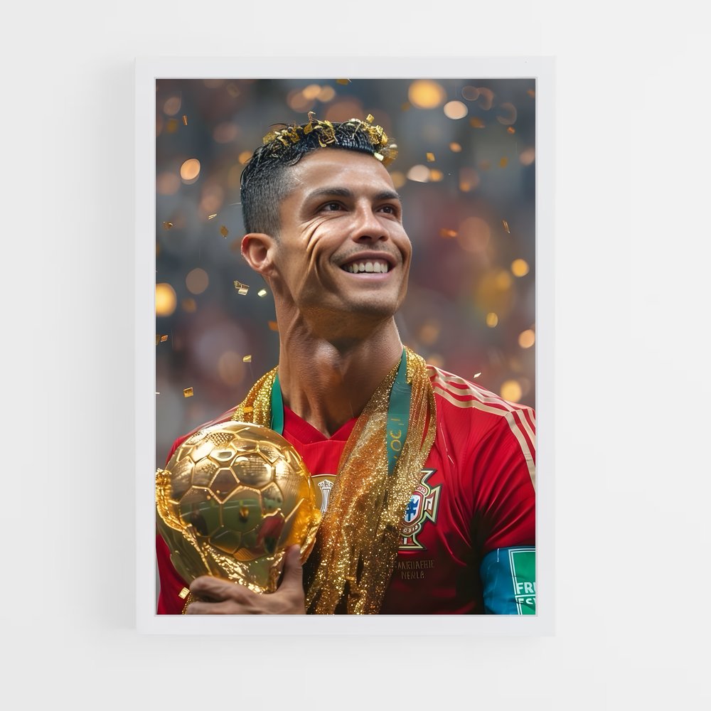 ap-ballon d'or-5 cadre Blanc