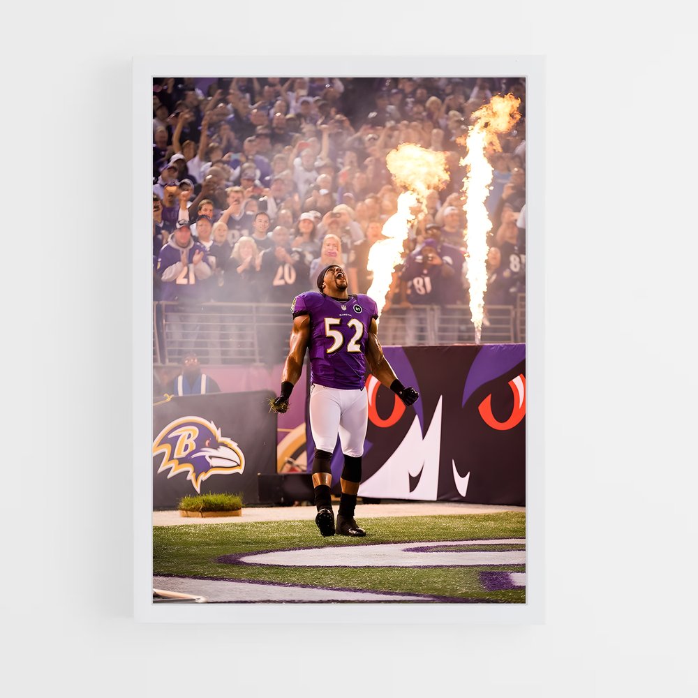 ap-baltimore ravens-2 cadre Blanc