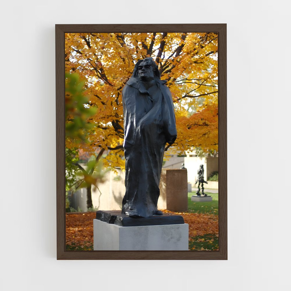 ap-balzac rodin-2 cadre Bois foncé