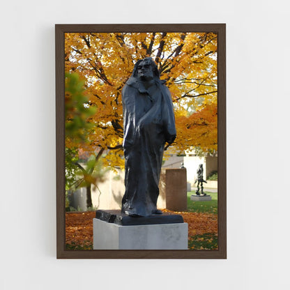 ap-balzac rodin-2 cadre Bois foncé