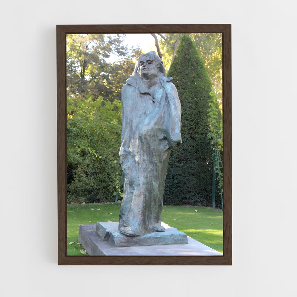 ap-balzac rodin-3 cadre Bois foncé