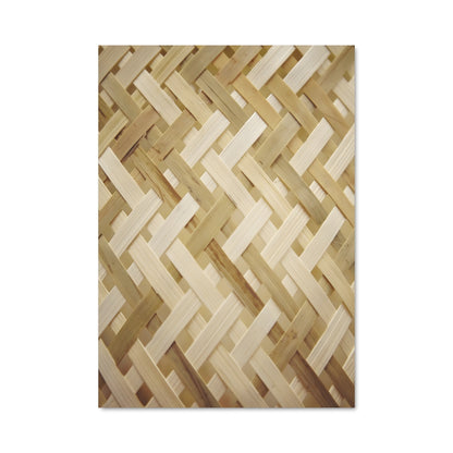 Poster Tissage de Bamboo