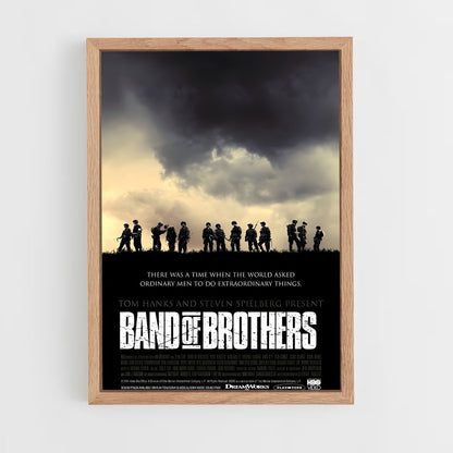 ap-band of brothers-1 cadre Bois clair