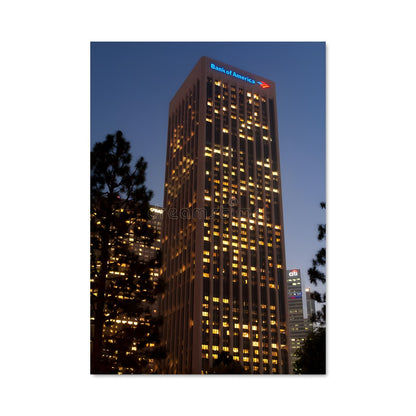 Poster Skyline de Los Angeles