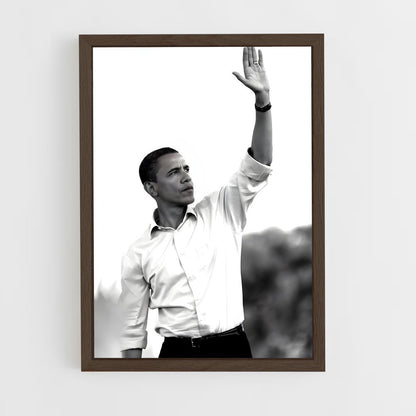 ap-barack obama-1 cadre Bois foncé