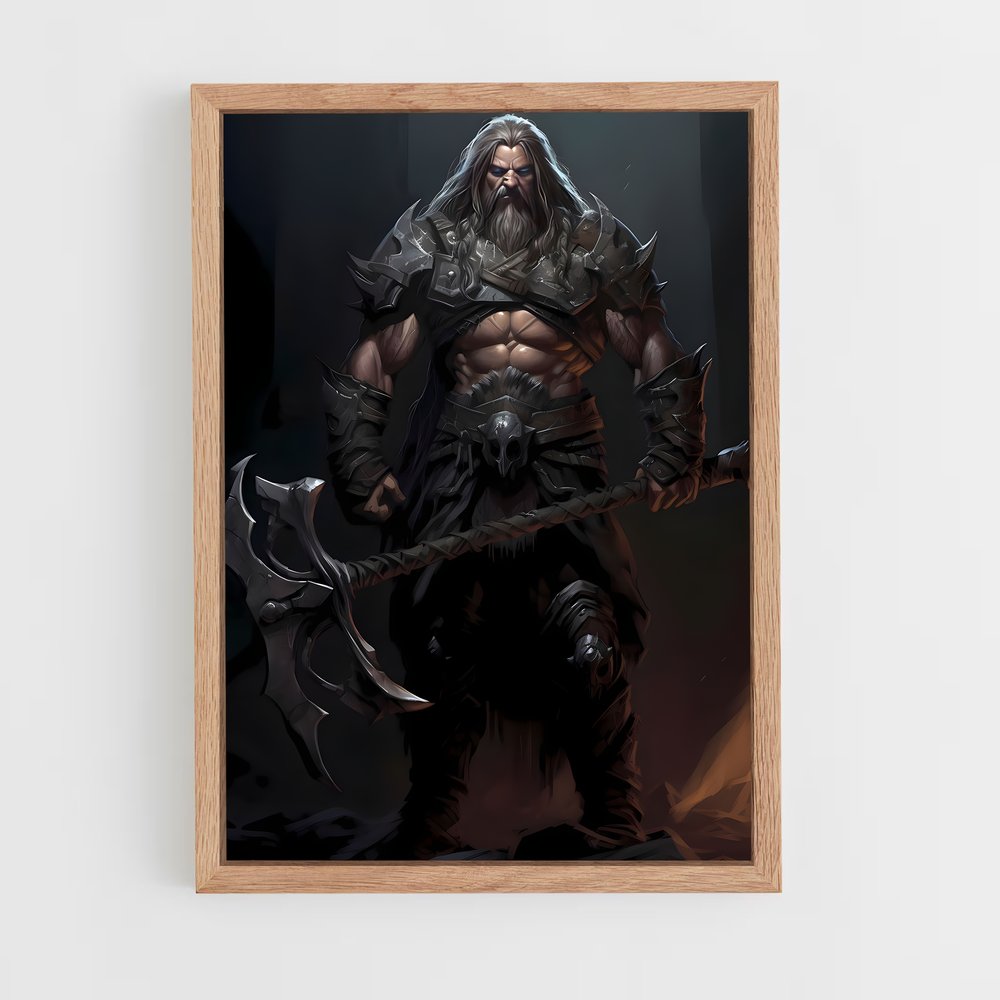 ap-barbarian diablo-3 cadre Bois clair