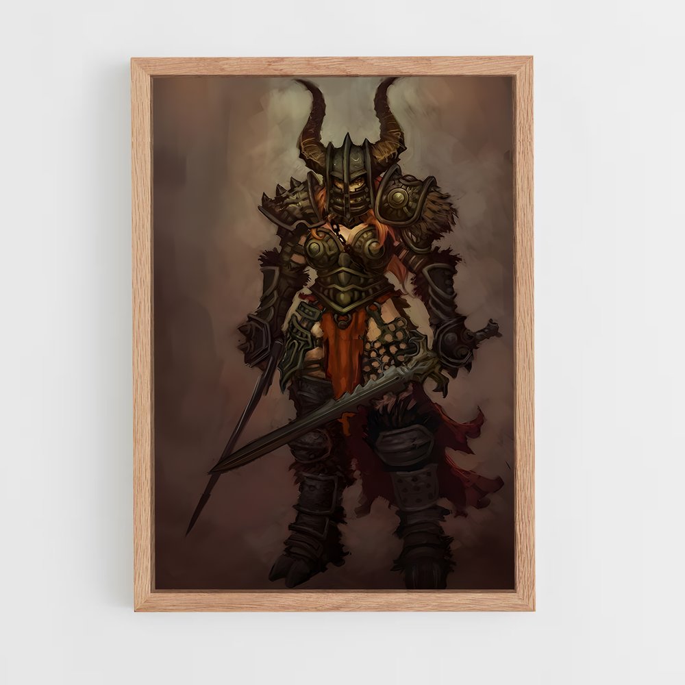ap-barbarian diablo-5 cadre Bois clair