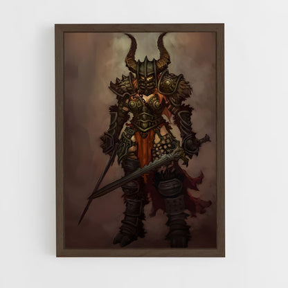 ap-barbarian diablo-5 cadre Bois foncé