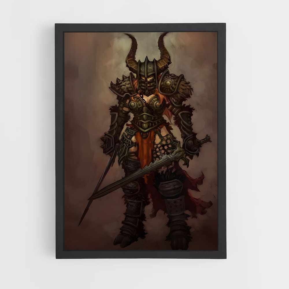 ap-barbarian diablo-5 cadre Noir