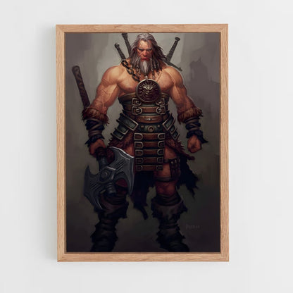 ap-barbarian diablo-6 cadre Bois clair