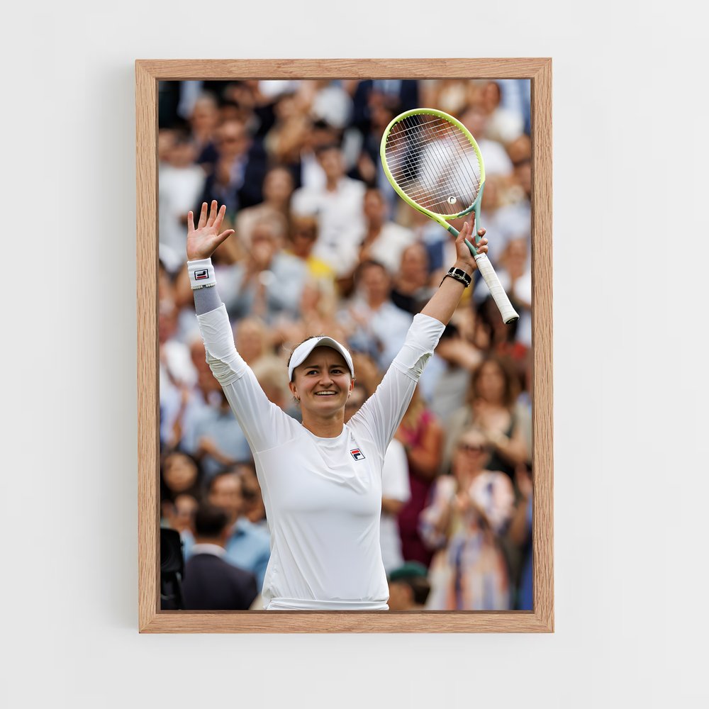 ap-barbora krejcikova-3 cadre Bois clair