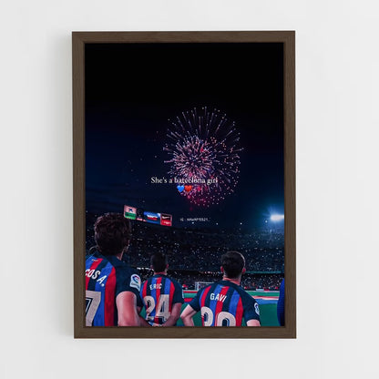 ap-barcelona sporting club-6 cadre Bois foncé
