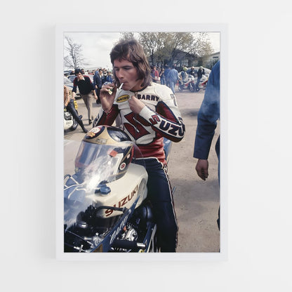 ap-barry sheene-1 cadre Blanc