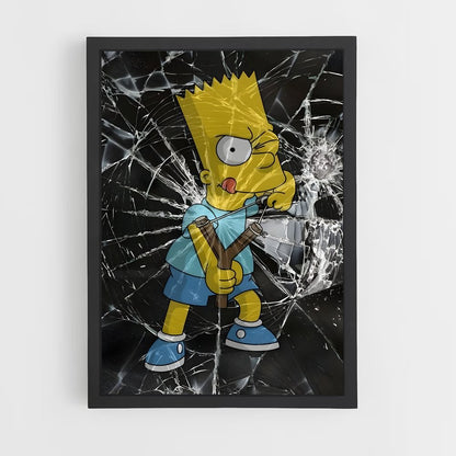 ap-bart simpson-3 cadre Noir