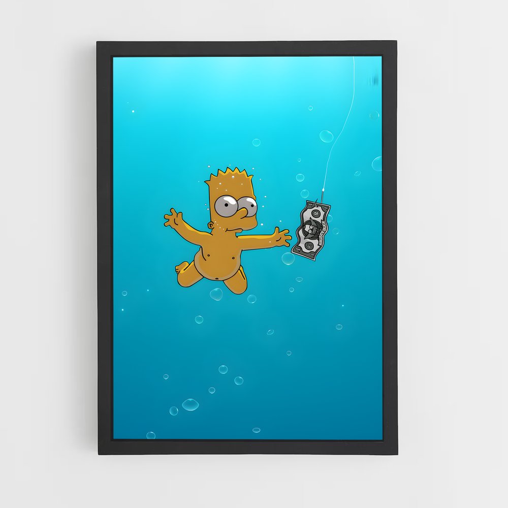 ap-bart simpson-9 cadre Noir
