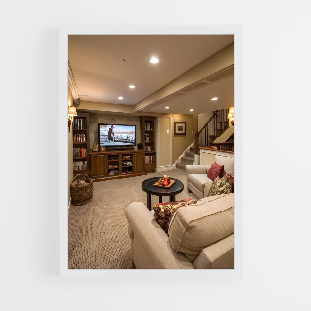 ap-basement-14 cadre Blanc