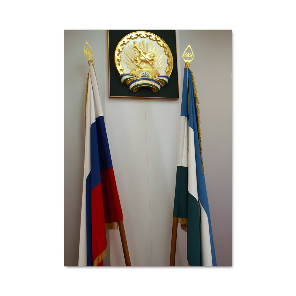 Poster Drapeaux en Duo